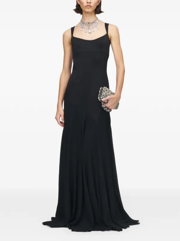 alexander mcqueen maxi dress Scalloped Knit Maxi Dress - Alexander McQueen