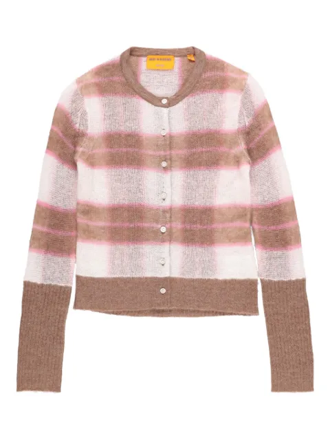 Guest In Residence plaid cardigan