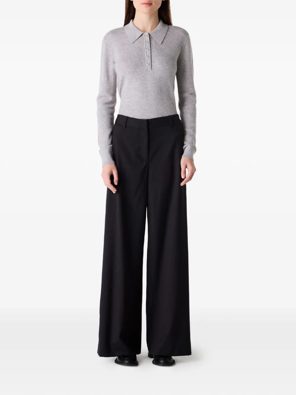 TWP Downing wool trousers | Flared & Bell-Bottom Pants | Image 2