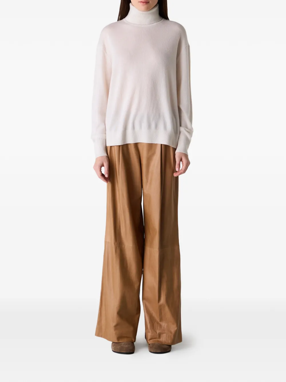 TWP Easy T Neck roll-neck pullover | Knitted Sweaters | Image 2