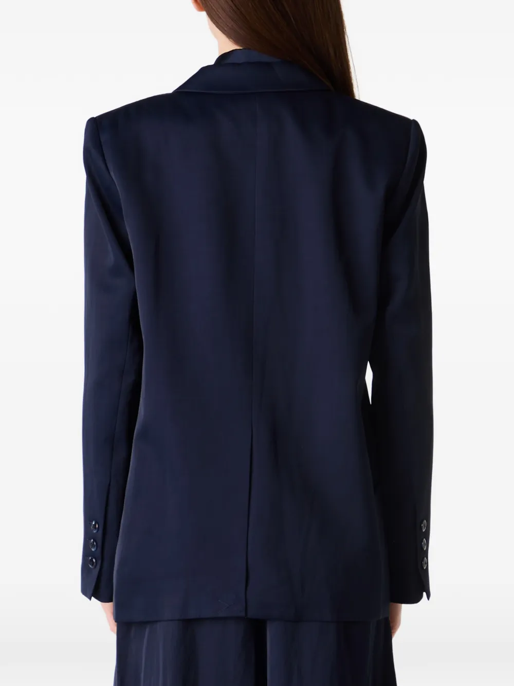  Twp Perfect Boyfriend Single Breasted Blazer - Blue 
