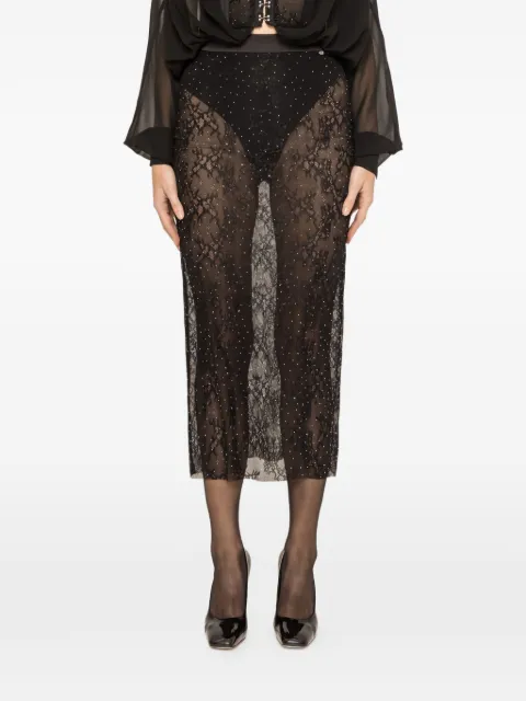 NISSA lace maxi skirt