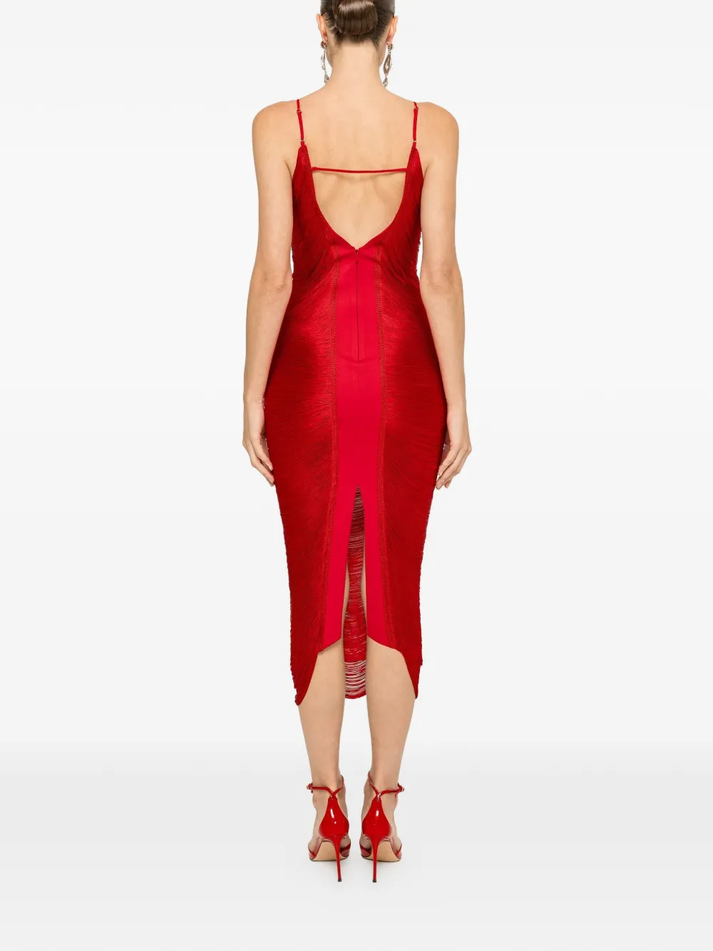 Fringed Midi Dress