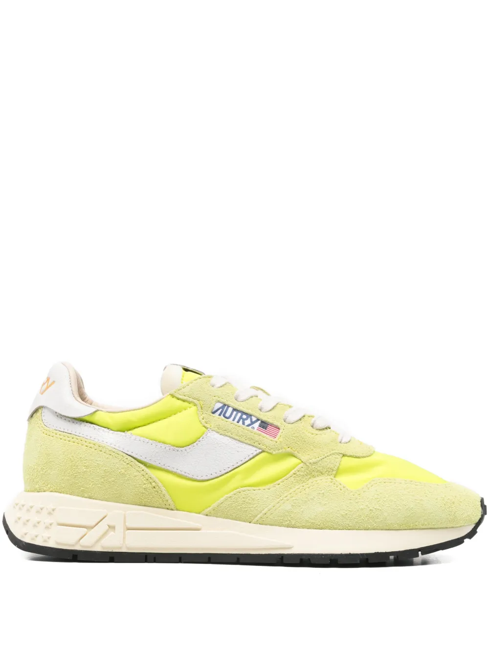 Autry logo-patch sneakers | Yellow | Image 1