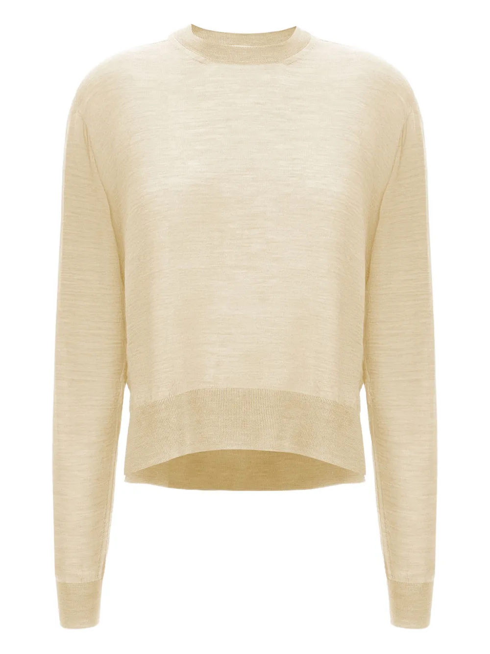 Jil Sander crew-neck sweater - Yellow
