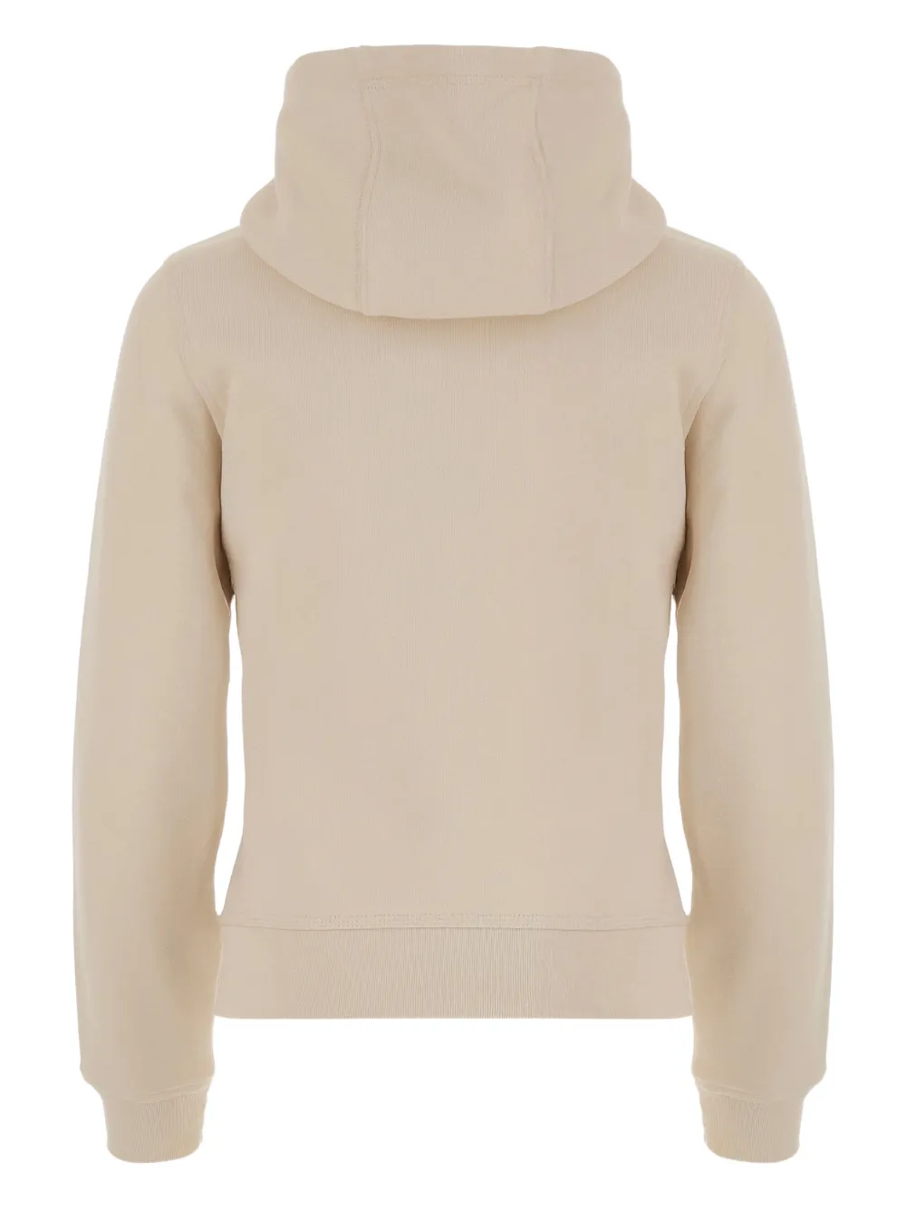 Burberry Check Label zip-up hoodie - Beige