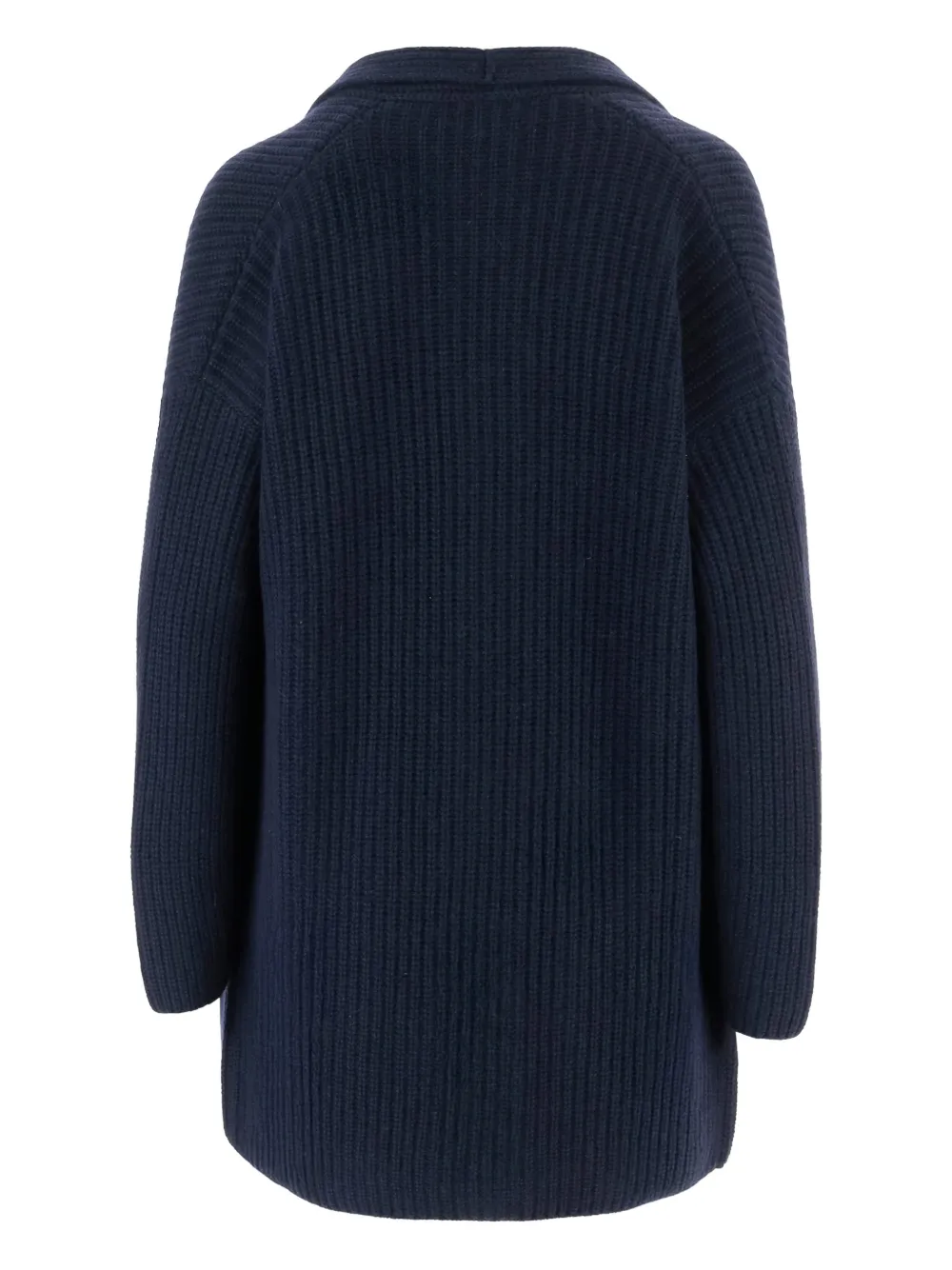  Bruno Manetti Ribbed-knit Cardigan - Blue 