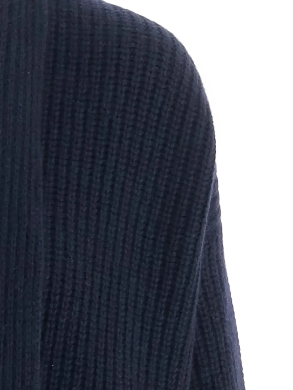  Bruno Manetti Ribbed-knit Cardigan - Blue 