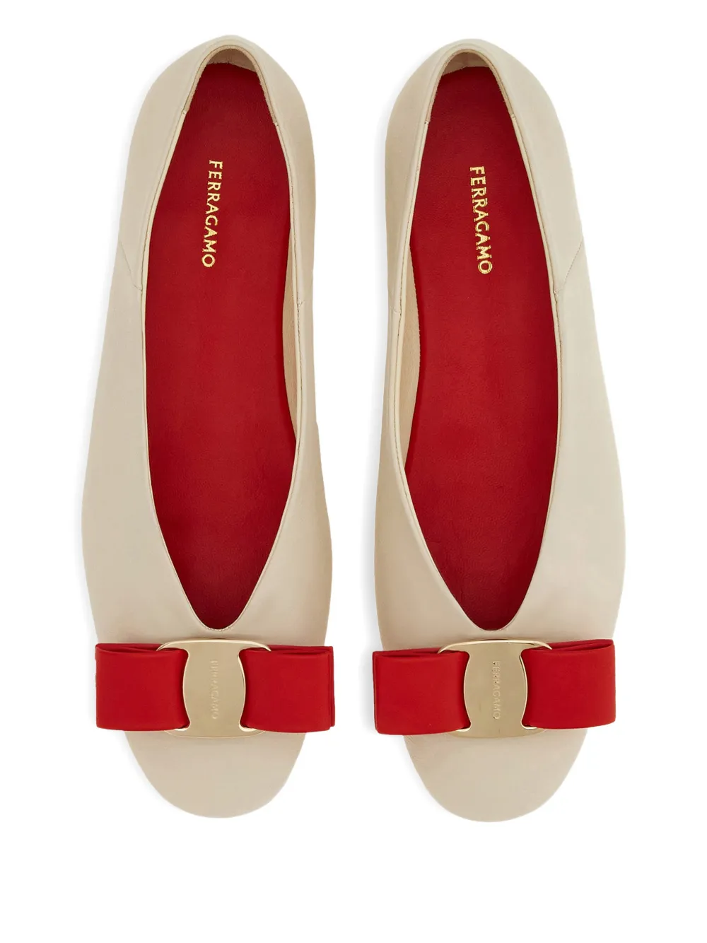 Ferragamo Vanna ballet flats - Beige