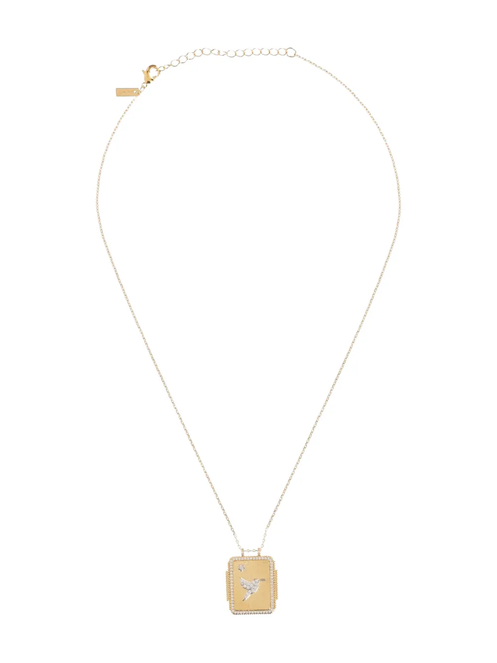 Mya Bay Hummingbird-pendant Necklace In Gold