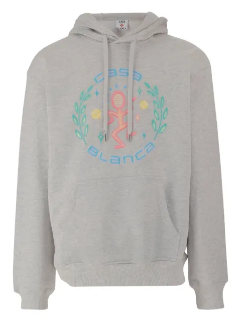 Casablanca adjustable hood logo sweatshirt