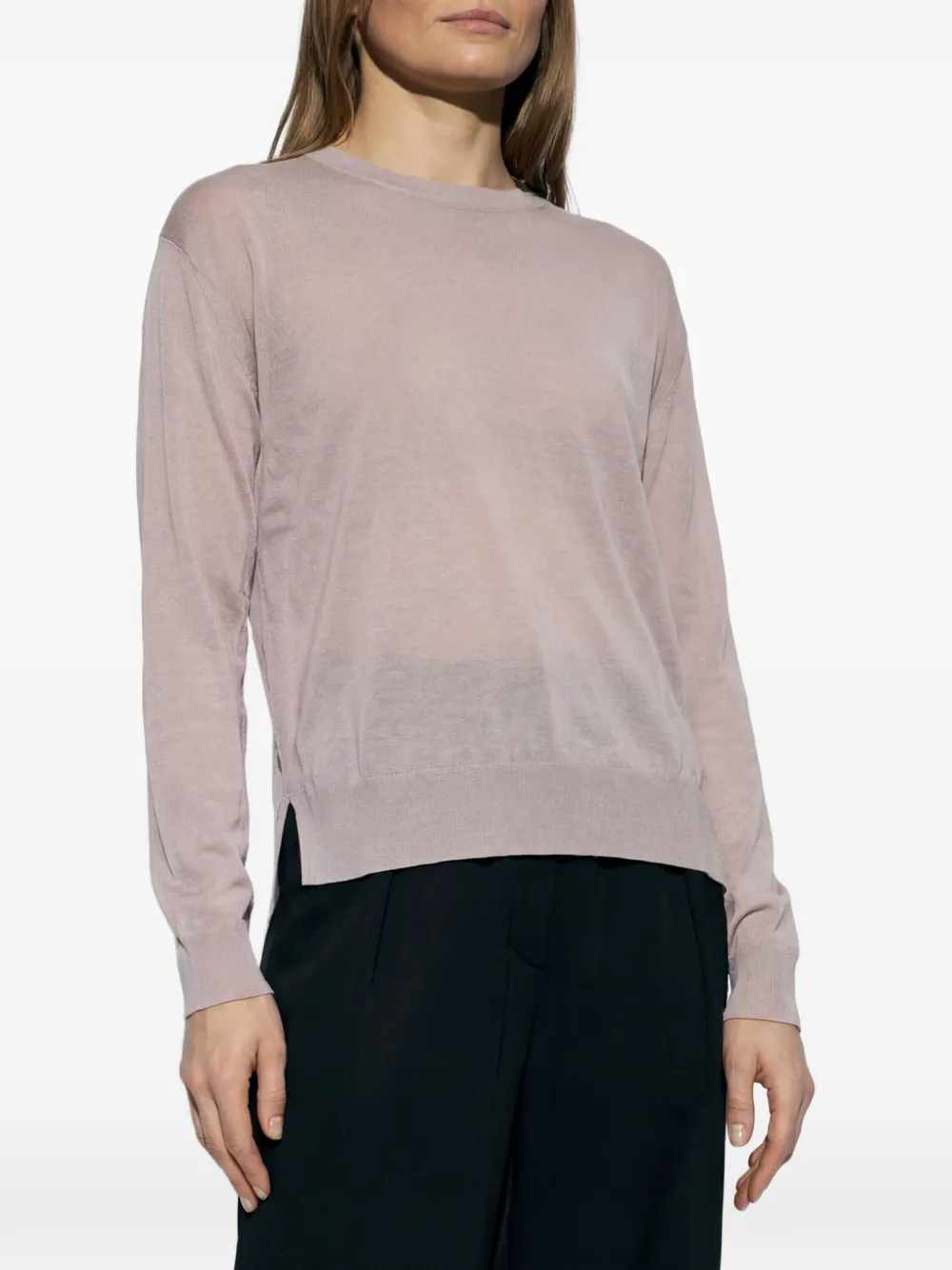 Jil Sander Trui met ronde hals Roze