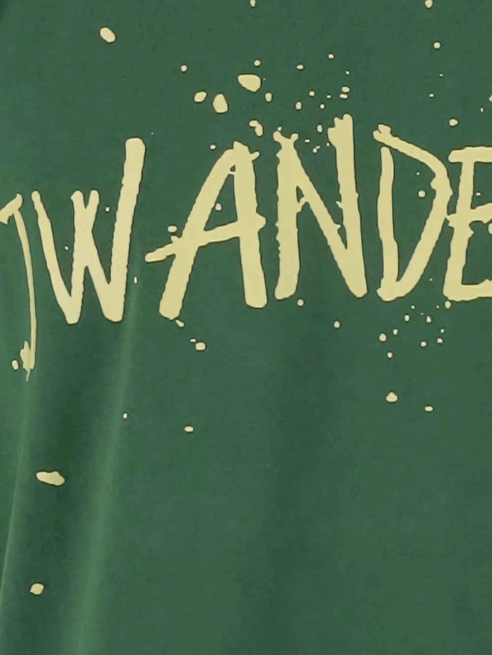JW Anderson T-shirt met logoprint Groen