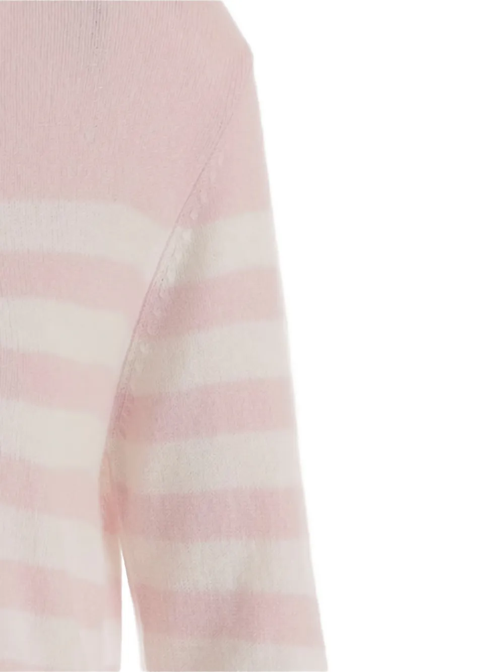  Bruno Manetti Striped Cashmere Jumper - Pink 