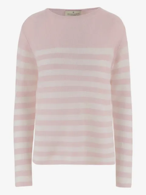 Bruno Manetti striped cashmere jumper