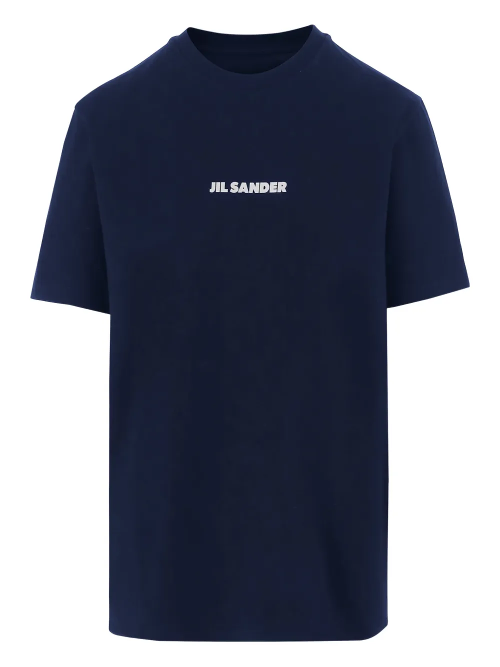 Jil Sander logo-print cotton T-shirt - Blu