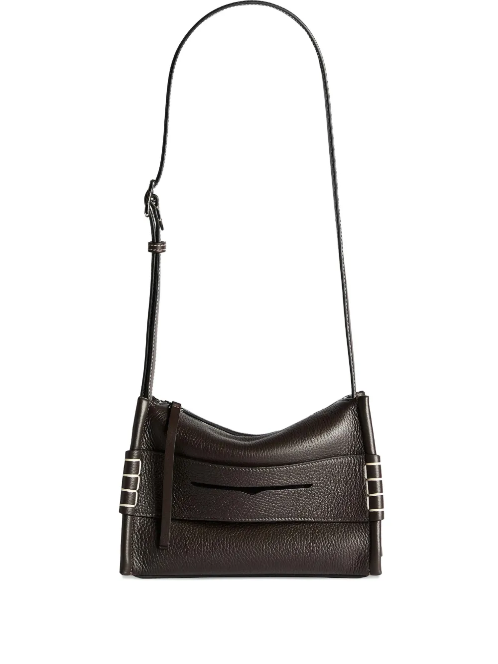 JW Anderson Borsa messenger Loafer piccola - Marrone