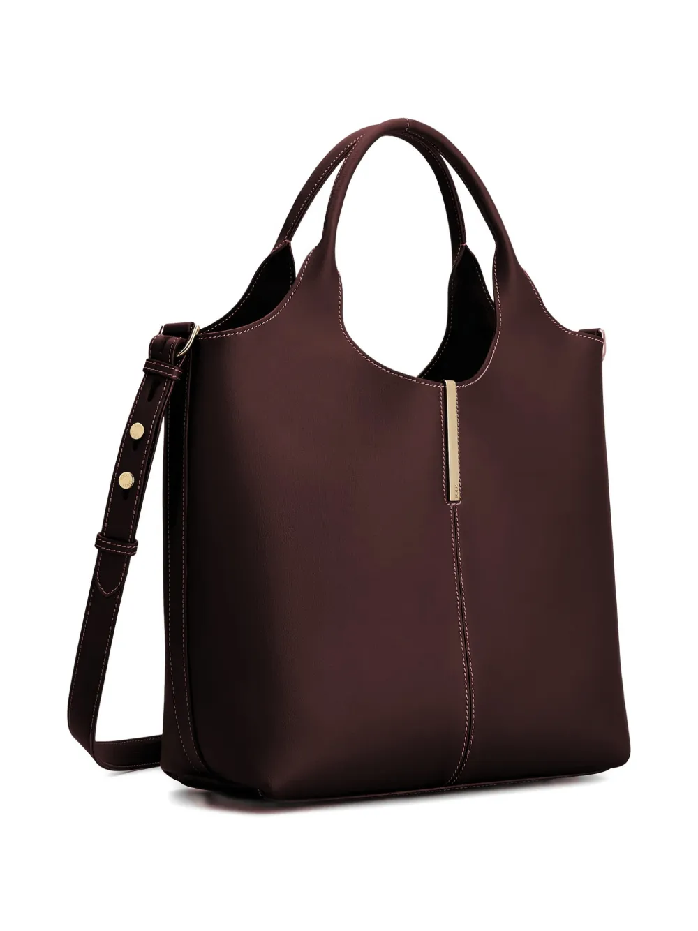 Tod's Leren shopper Bruin