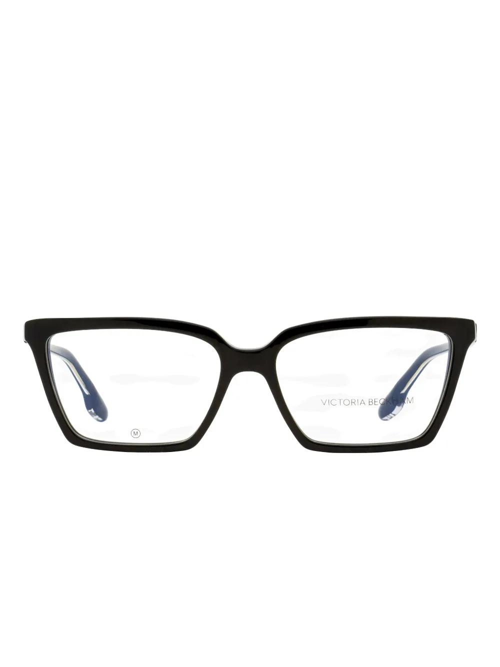 Victoria Beckham Rectangular-frame Glasses In Black