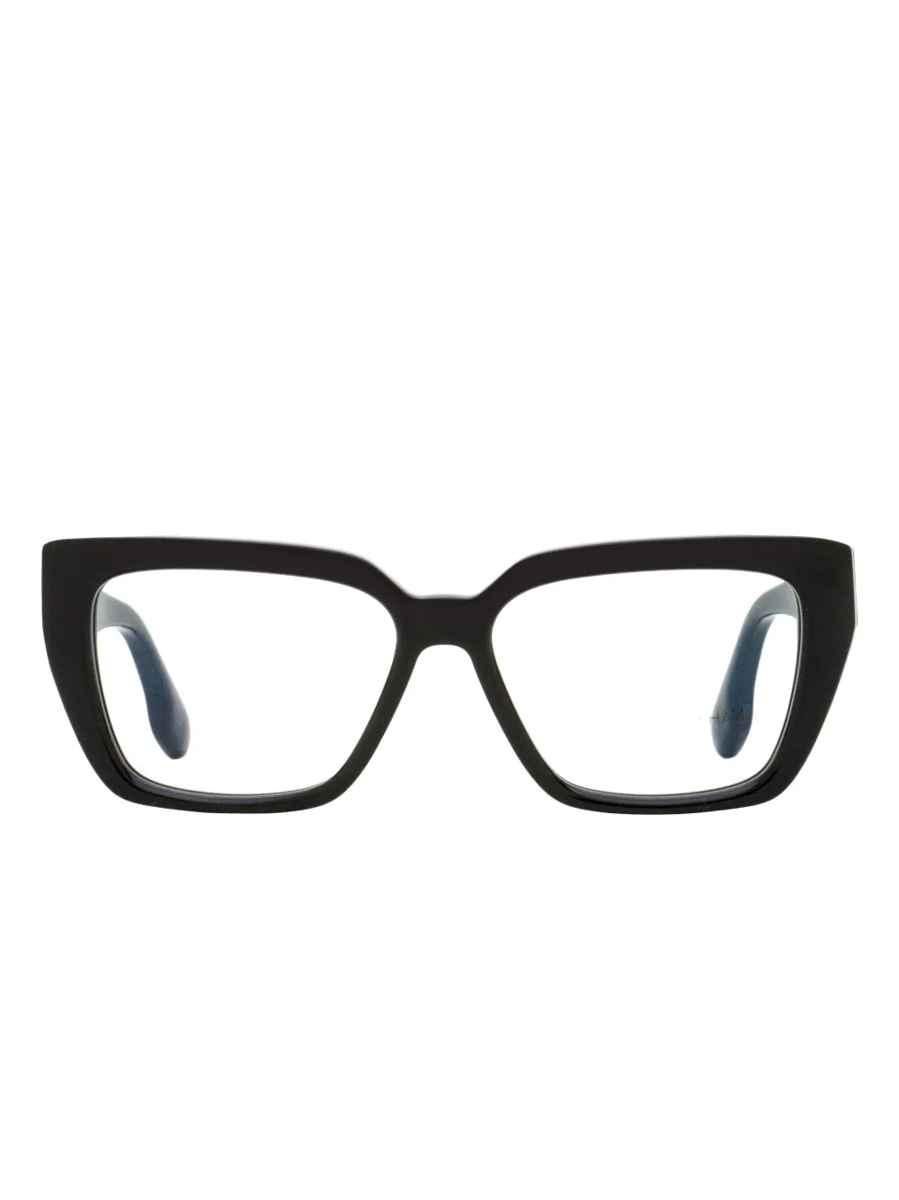 Victoria Beckham Rectangle-frame Glasses In Black
