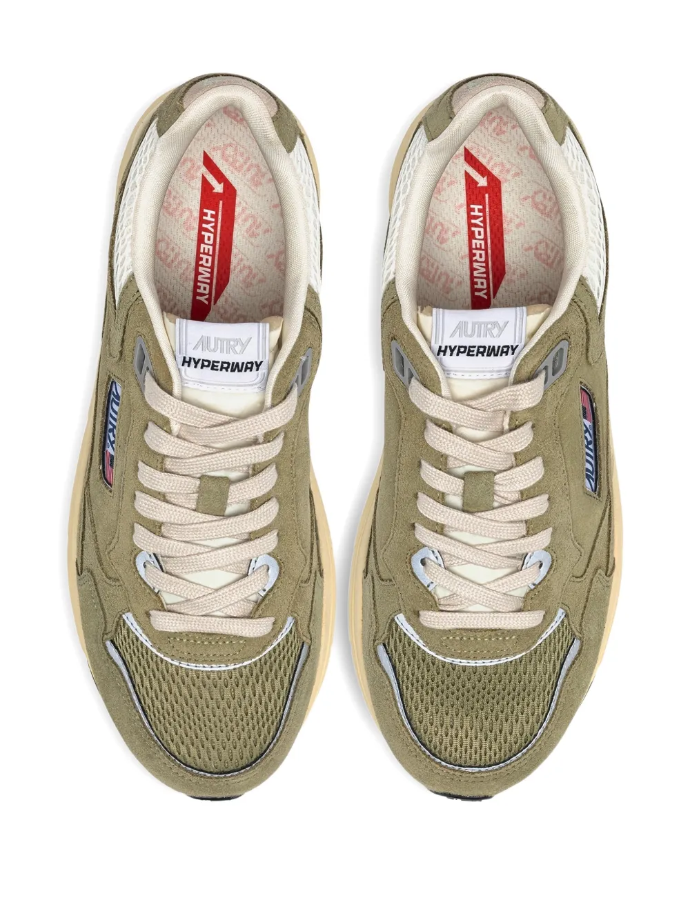 Autry Suède sneakers Groen