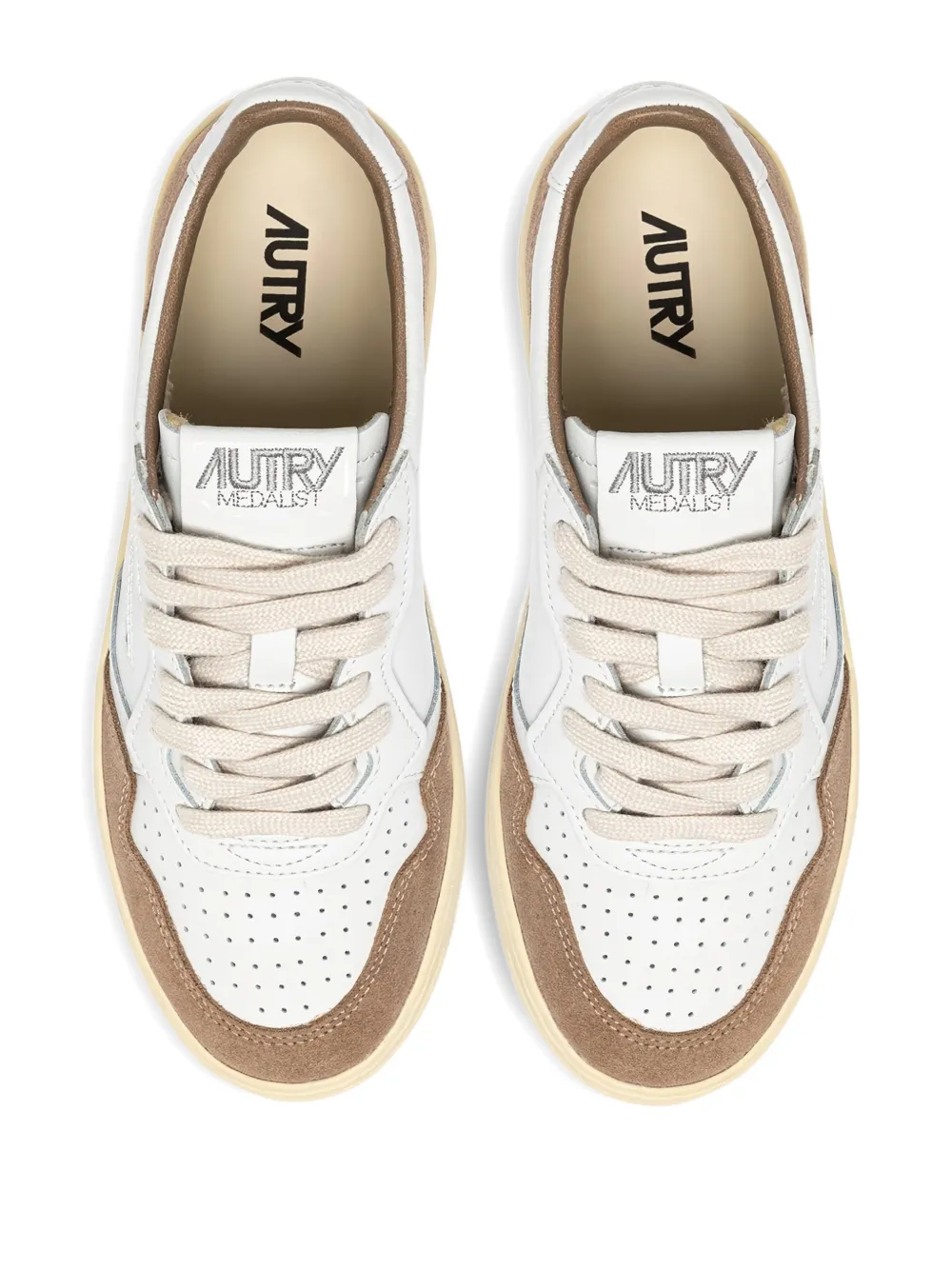 Autry Geperforeerde sneakers Wit