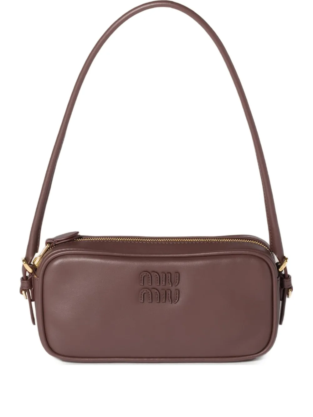 Miu Miu Mini-Tasche aus Leder | Braun | Image 1