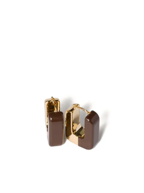 Miu Miu colourblock earrings