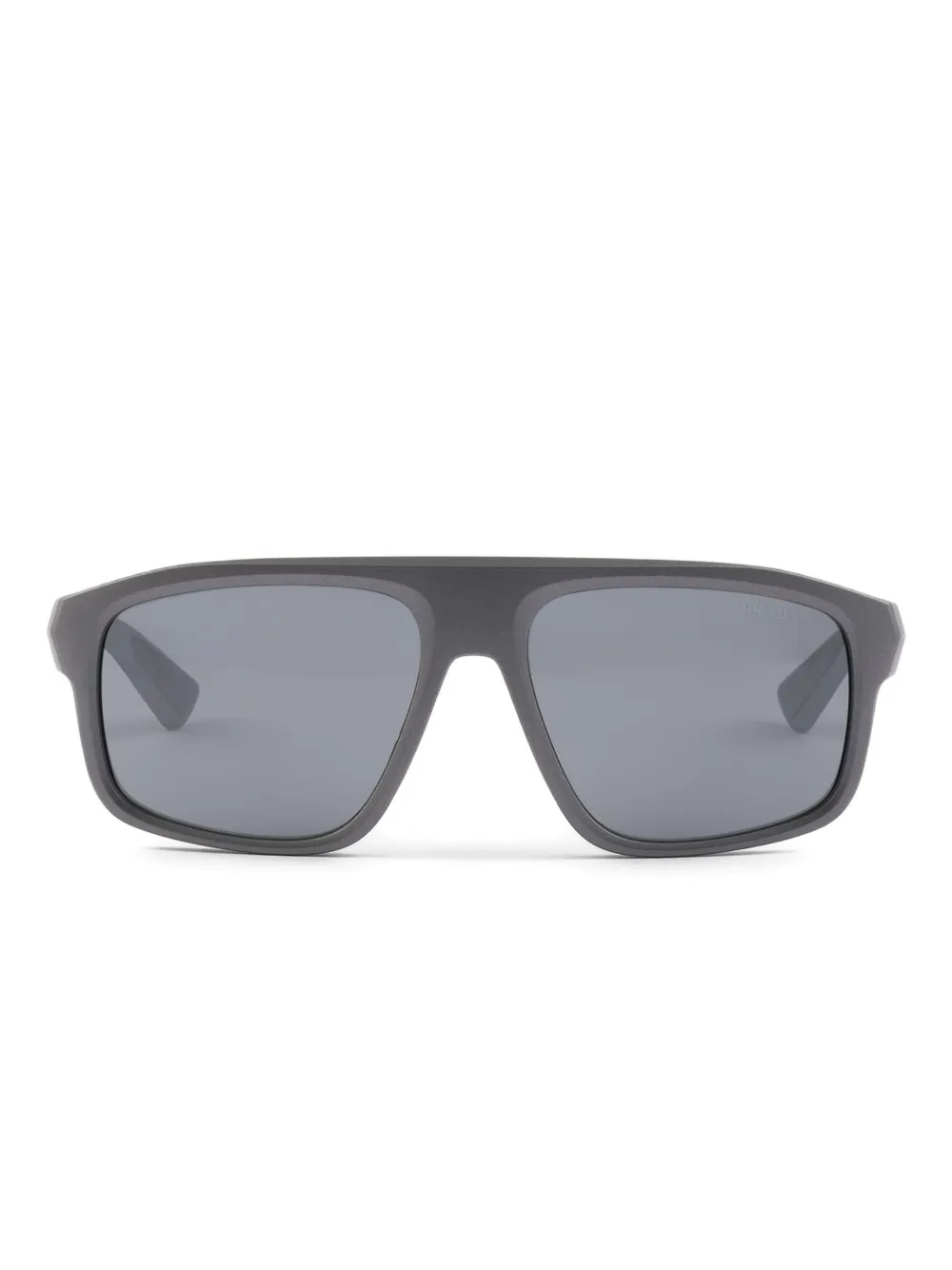 Prada Eyewear Occhiali da sole Linea Rossa squadrati - Grigio