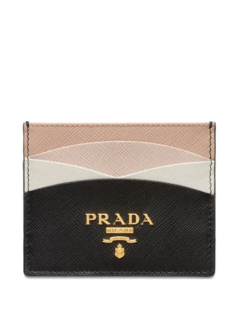 Prada leather card holder