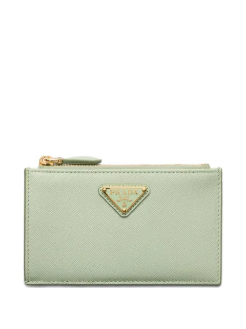 Prada logo-plaque card holder