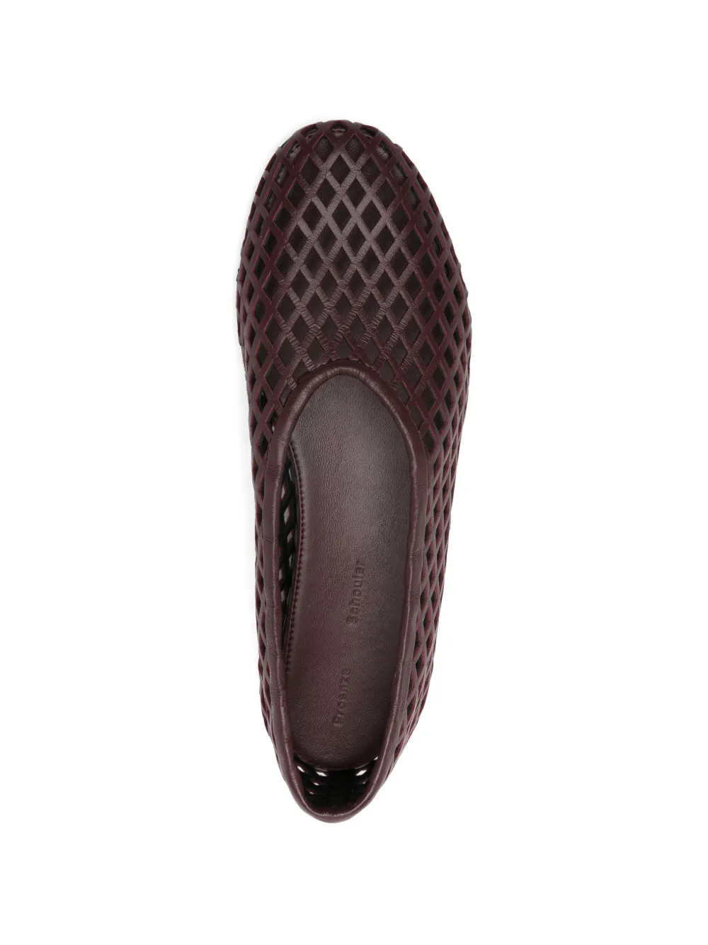Proenza Schouler perforated ballerina Paars