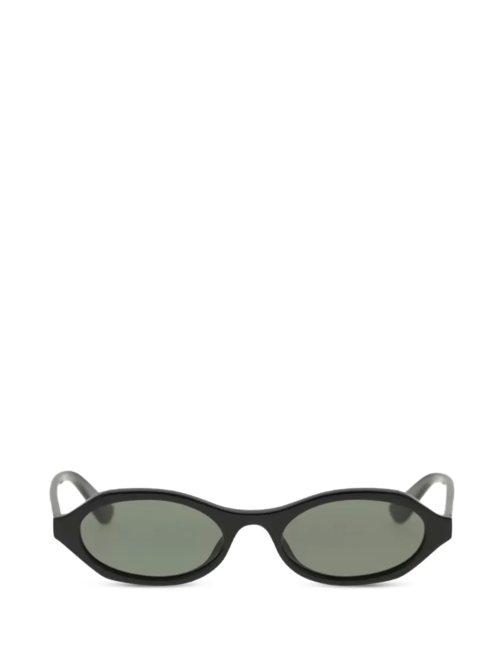 Alexander McQueen Eyewear oval-frame sunglasses - Nero