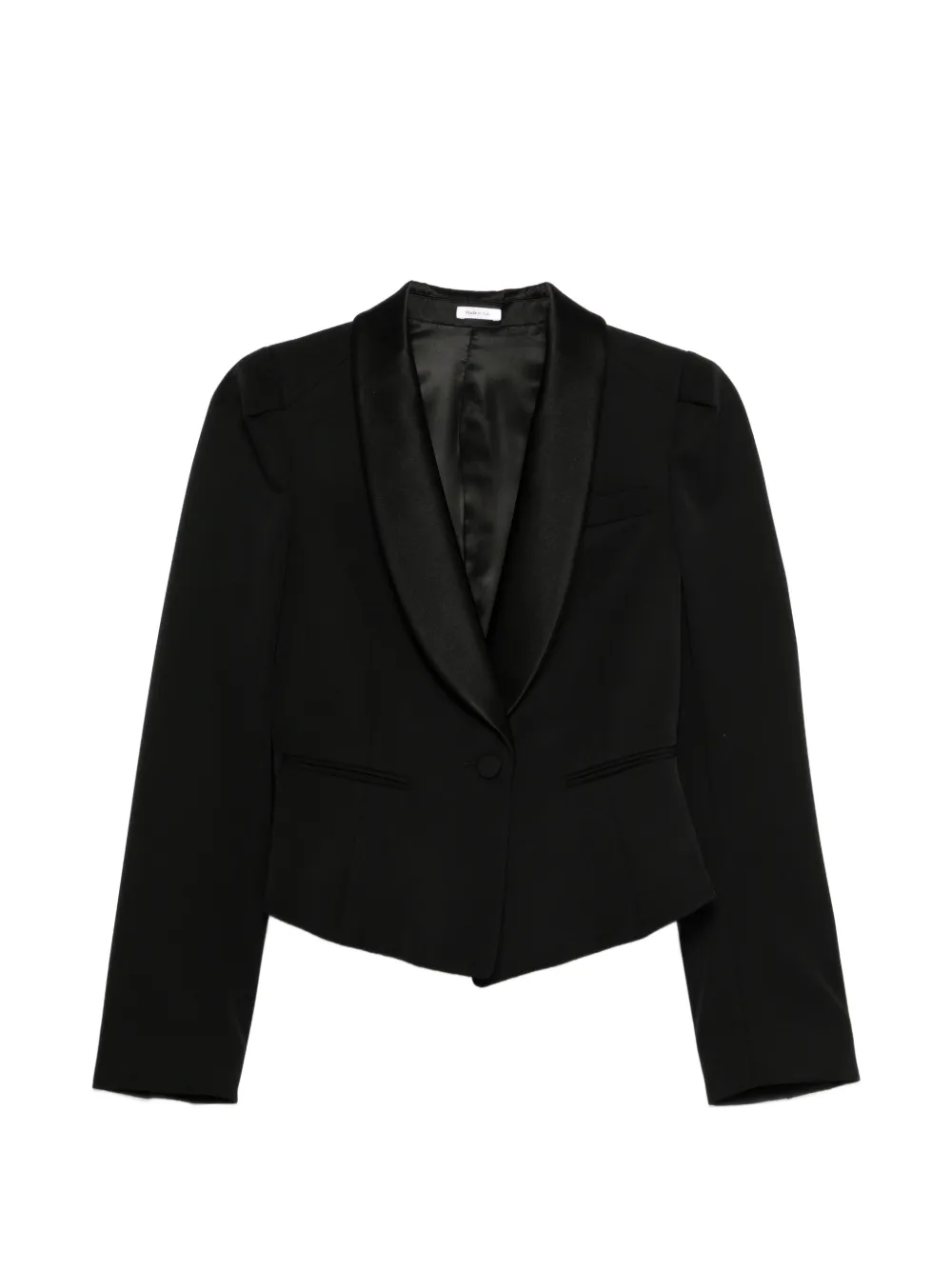 Alexander McQueen shawl-lapel fitted blazer - Nero
