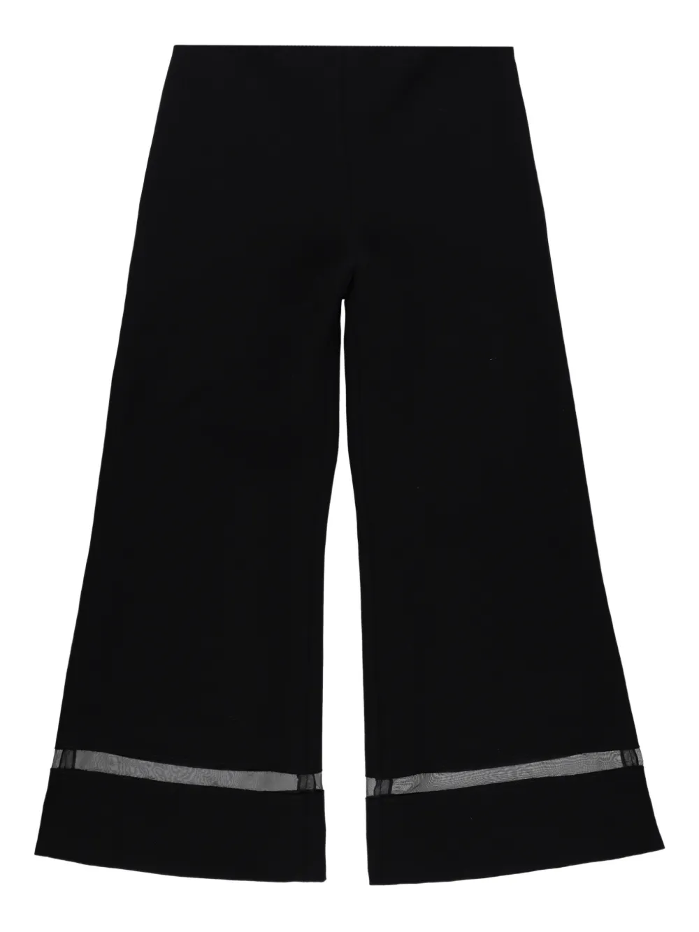 KHAITE Wallace flared trousers - Schwarz