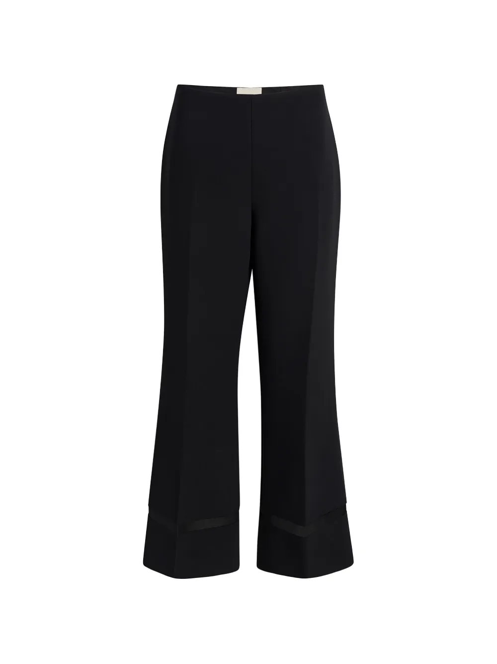 KHAITE Wallace flared broek Zwart