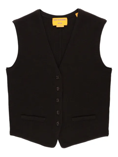 Guest In Residence buttoned vest