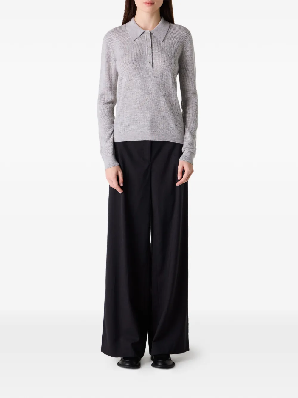 TWP Jorden button polo top | Polo Tops | Image 2