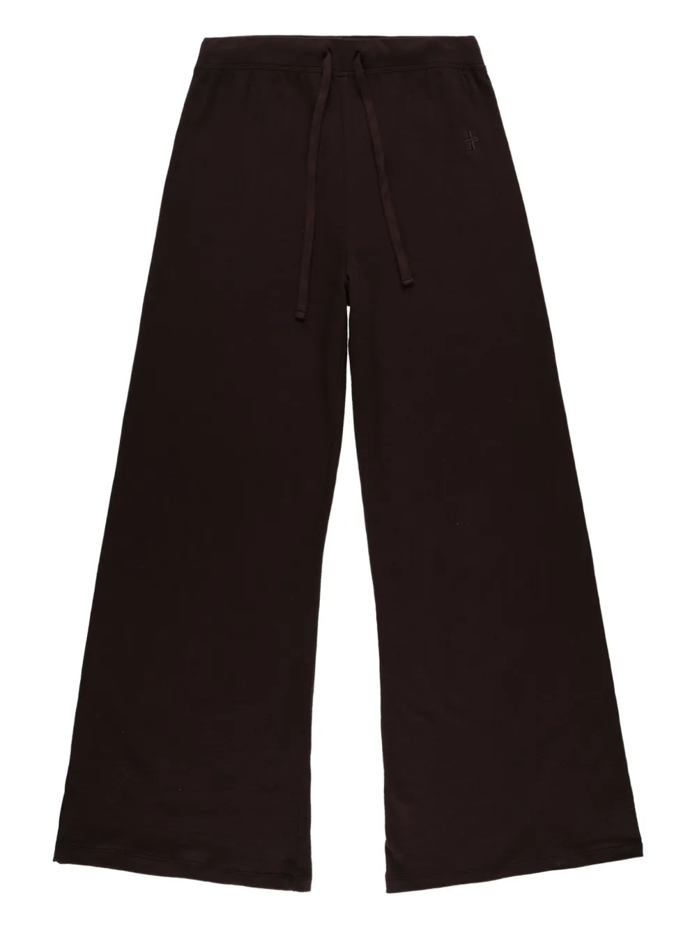 Éterne Drawstring Wide-leg Track Pants In Brown