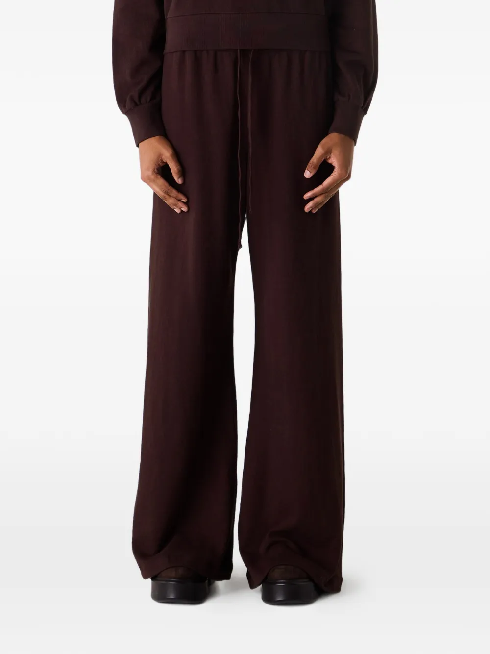 ETERNE drawstring wide-leg track pants | Sweatpants | Image 2
