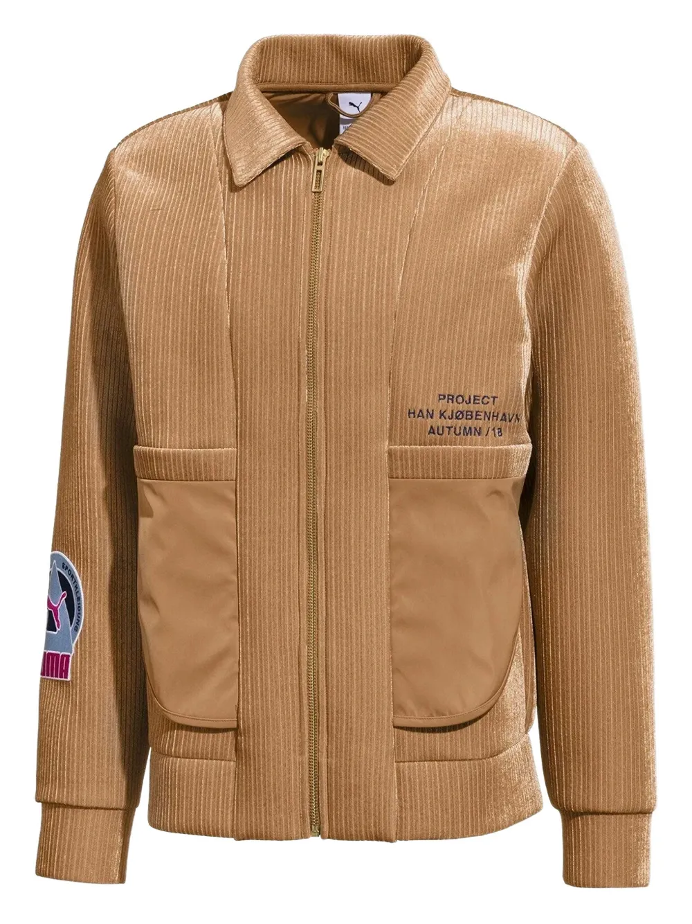 PUMA Giacca con revers a lancia - Toni neutri