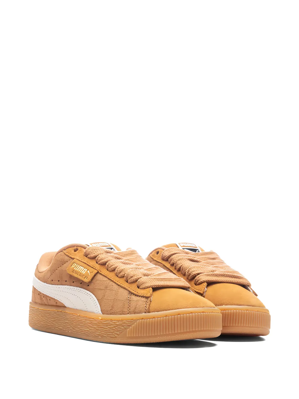 PUMA XL Elevated suède sneakers Bruin