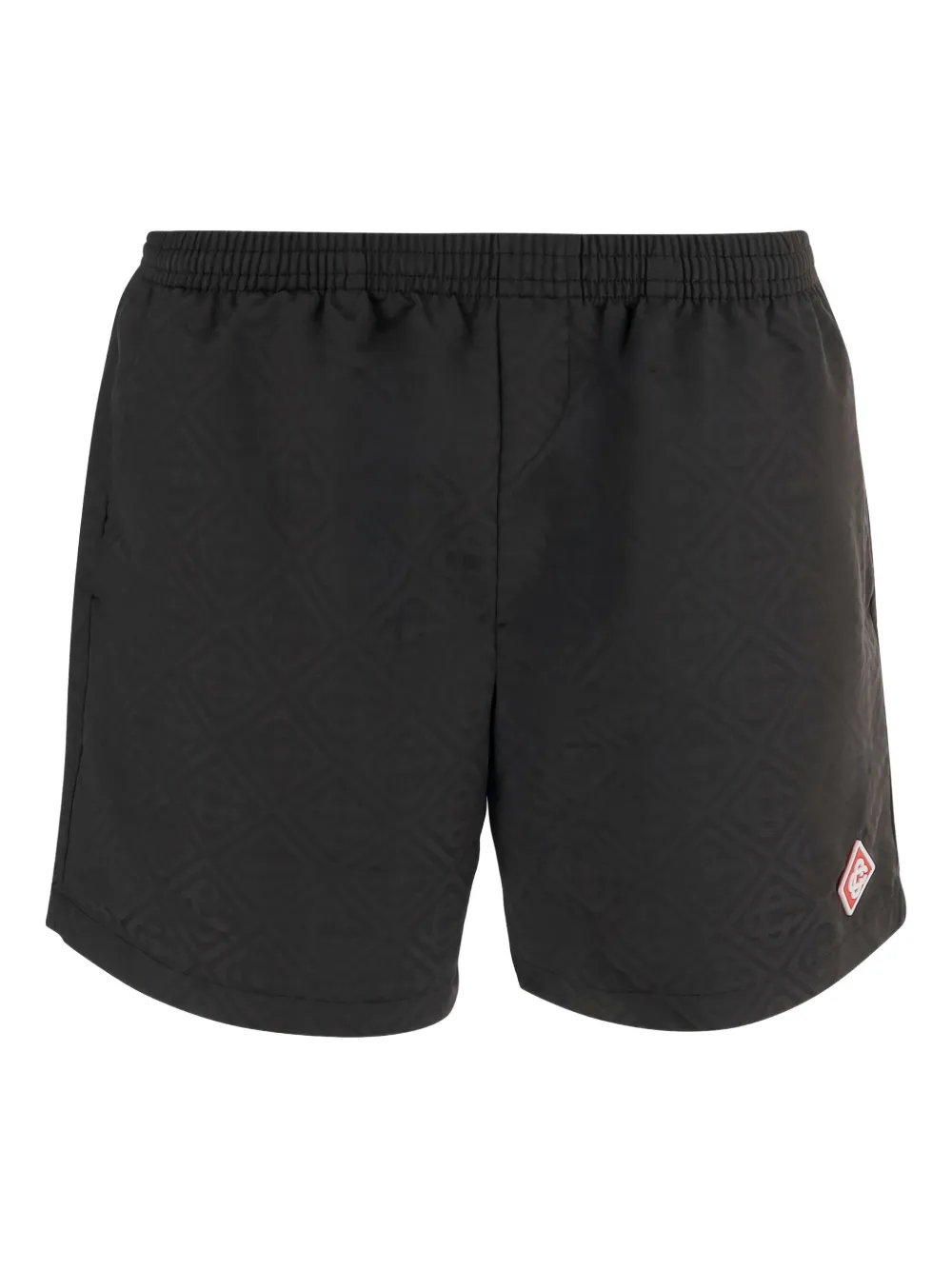 Casablanca logo-patch shorts | Black | Image 1