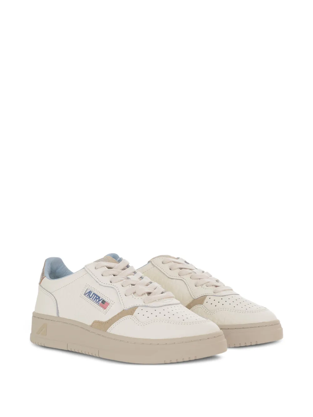 Autry Medalist perforated suede overlay trainers | Low-Tops | Image 2