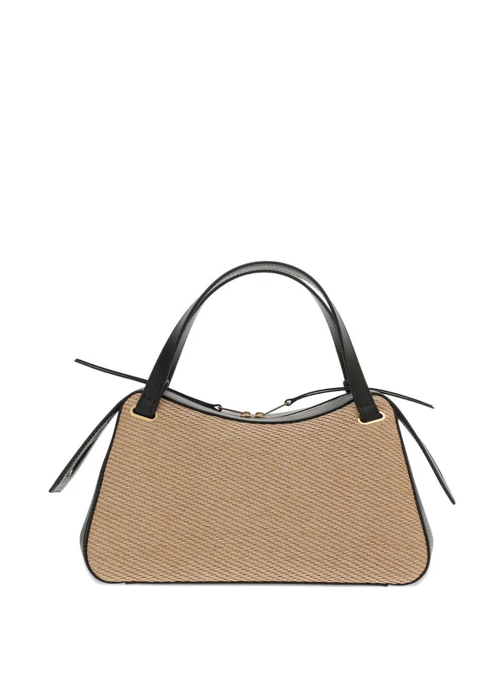 Jil Sander raffia-panelled tote bag - Beige