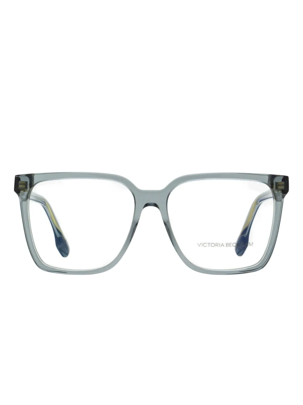 Victoria Beckham Square-frame Glasses In Gray