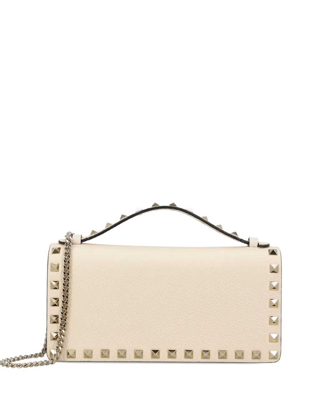 Valentino Garavani Rockstud Chain-strap Cross Body Bag In Neutral