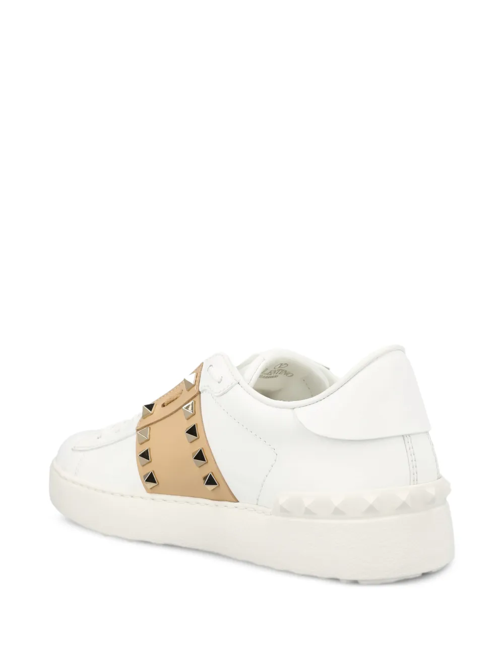 Rockstud embellished low-top sneakers