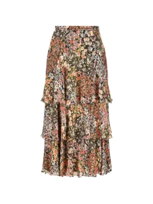 Valentino Garavani ヴァレンティノ フローラル プリーツスカート