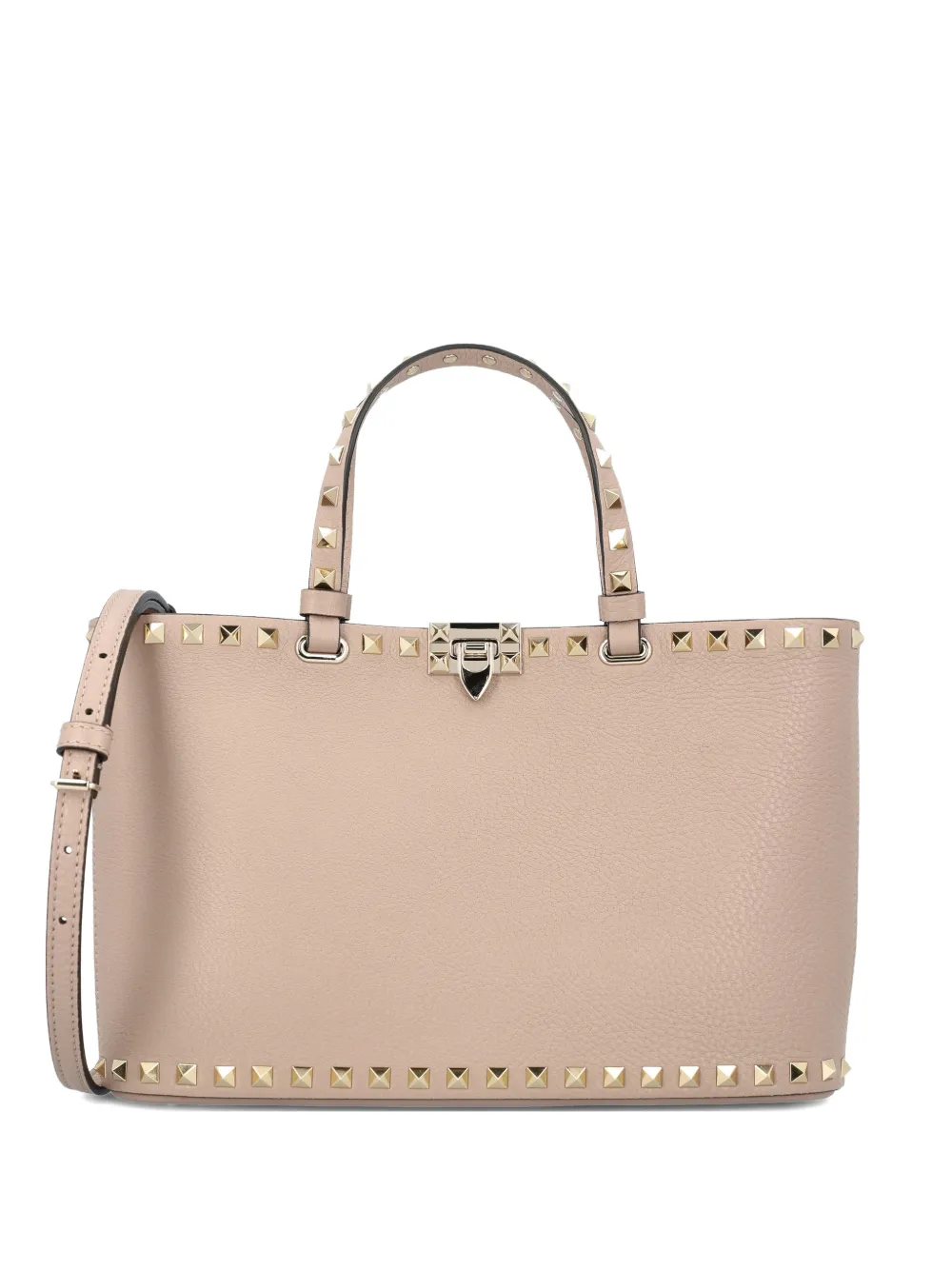 Valentino Garavani small Rockstud tote bag - Rosa